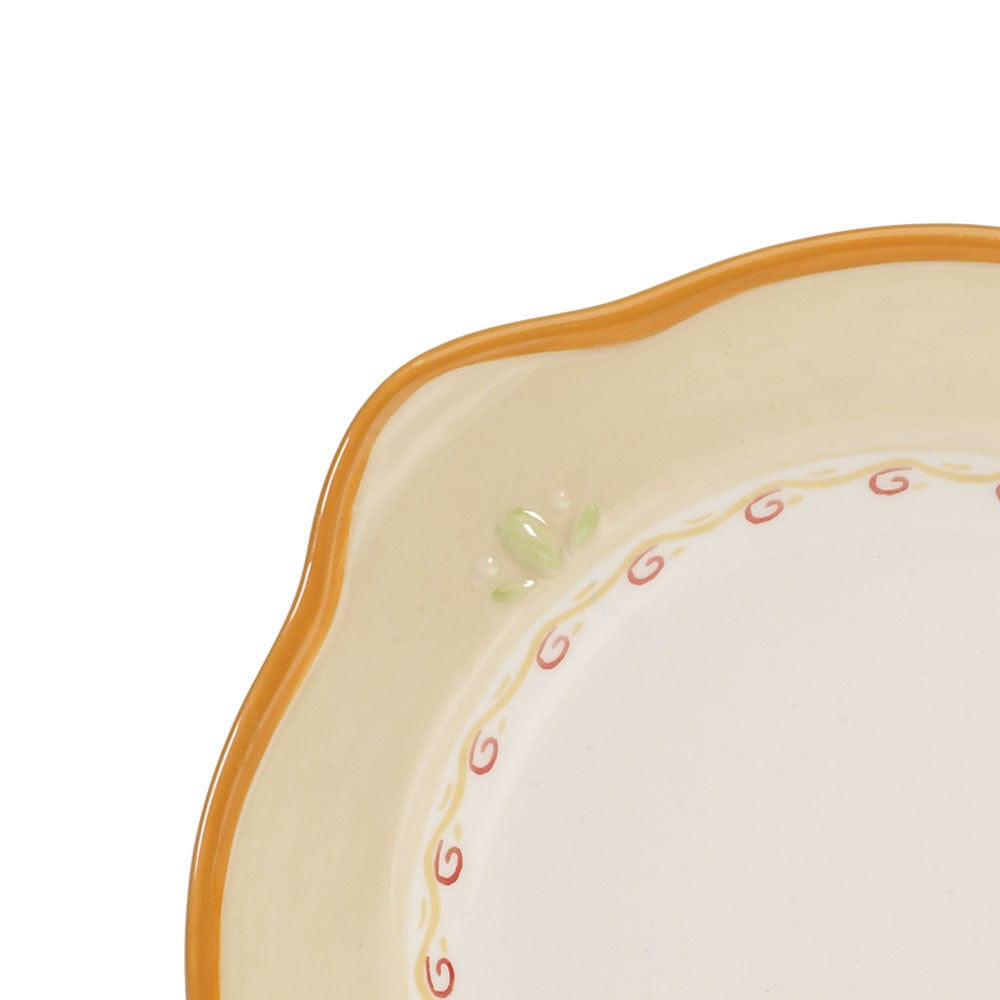 Villa della Luna® Set of 4 Scalloped Salad Plates