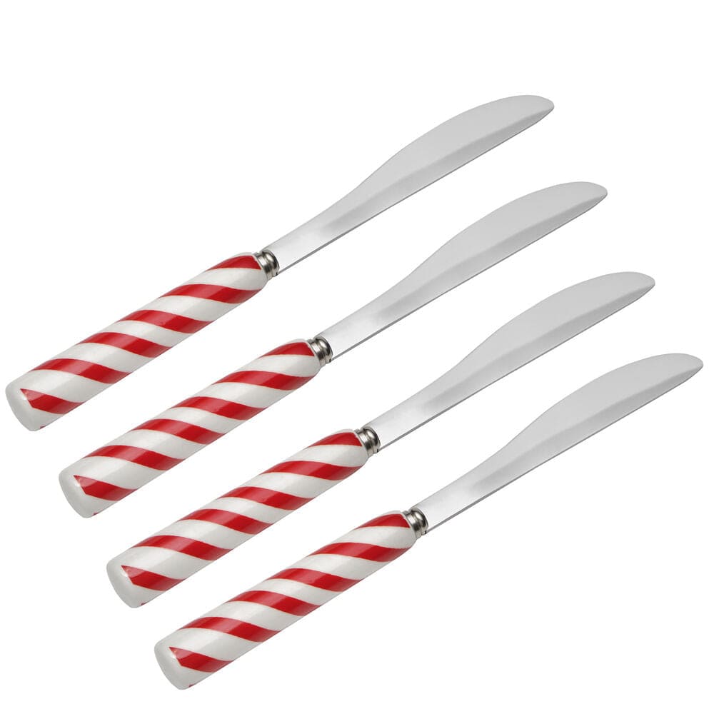 Candy Cane Set of 4 Spreaders