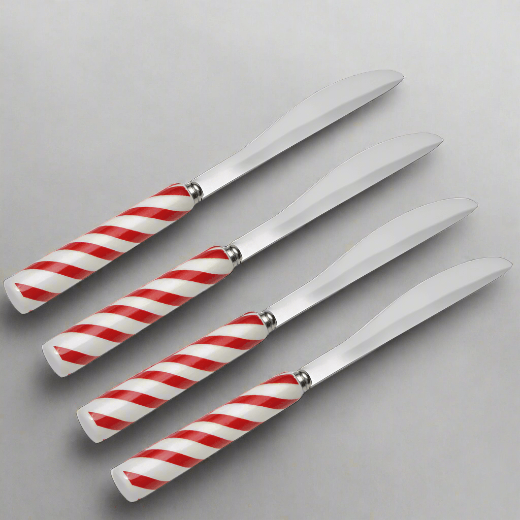 Candy Cane Set of 4 Spreaders