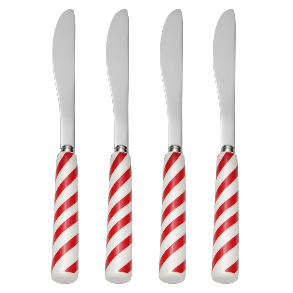 Candy Cane Set of 4 Spreaders