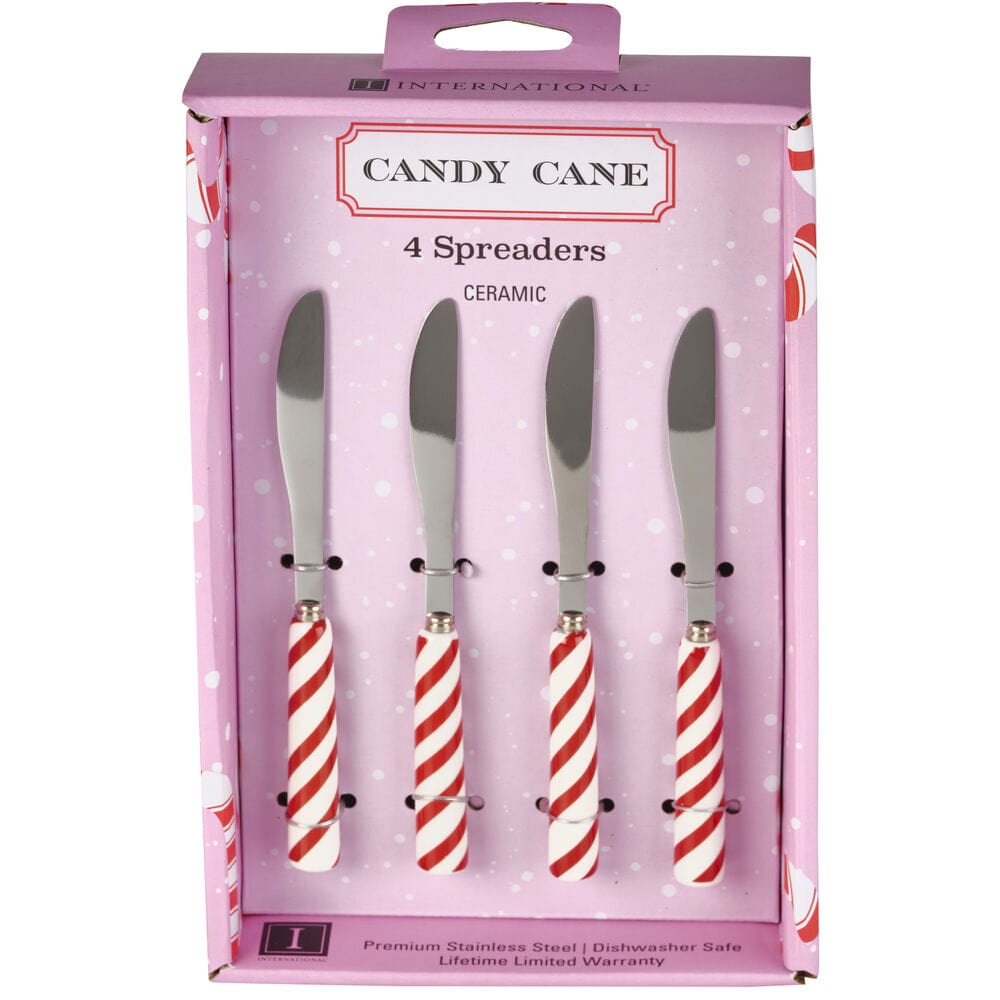 Candy Cane Set of 4 Spreaders