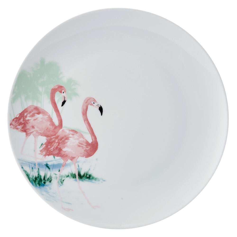 Flamingo Haven 12 Piece Dinnerware Set, Service for 4