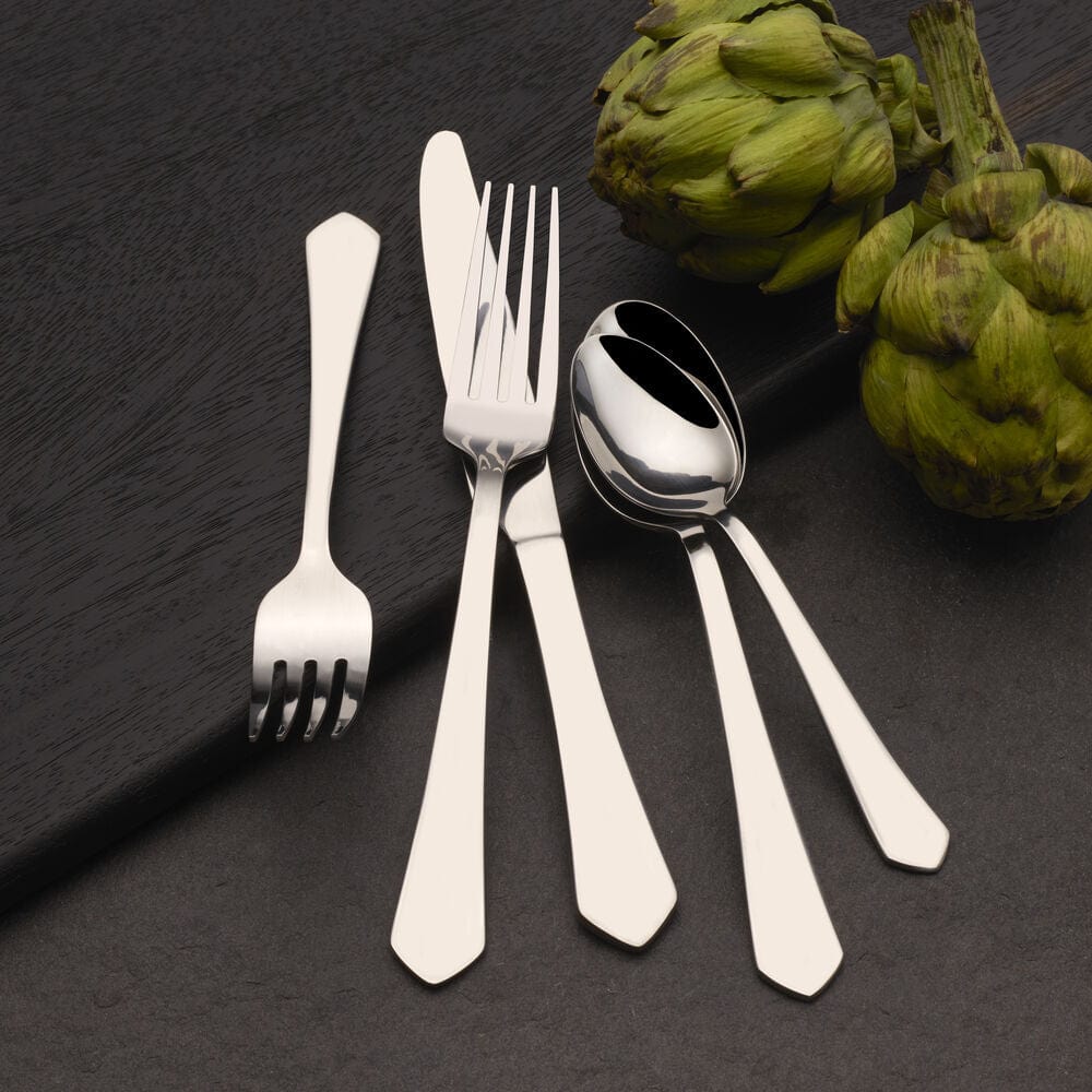 Almond 20 Piece Flatware Set, Service for 4