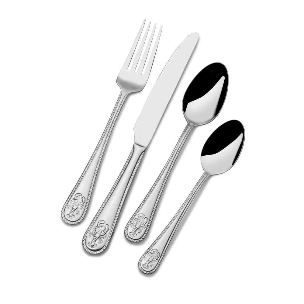 Lobster 16 Piece Flatware Set, Service for 4