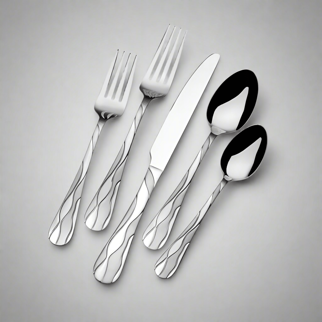 Santorini Frost 20 Piece Flatware Set, Service for 4