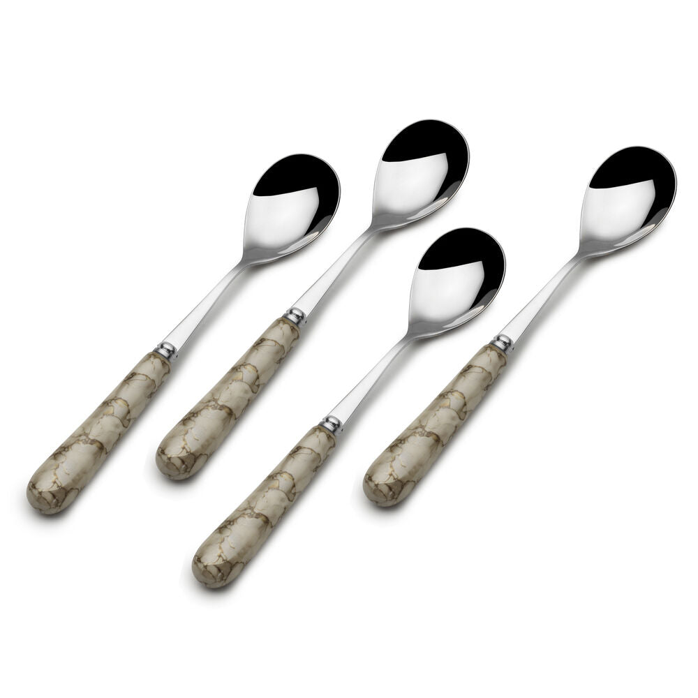 Westwind Ceramic Handle Set of 4 Mini Coffee Spoons