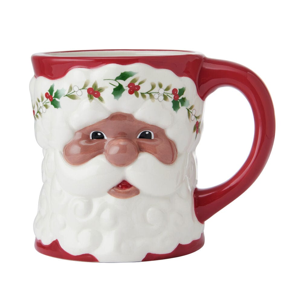 Winterberry® African American Santa Mug