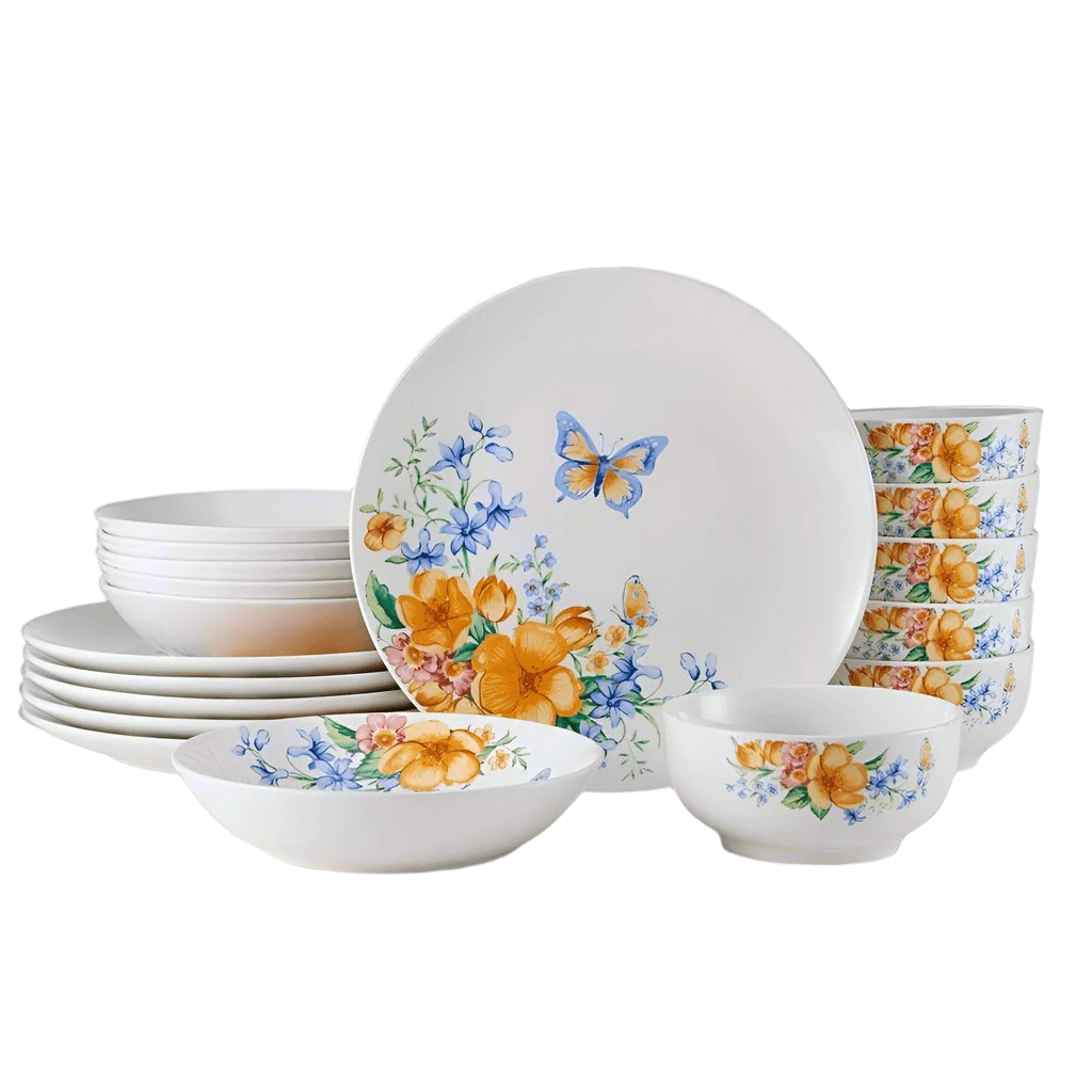 Anna 18 Piece Dinnerware Set, Service for 6