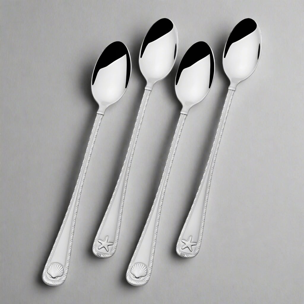 Antigua Frost Set of 4 Iced Beverage Spoons