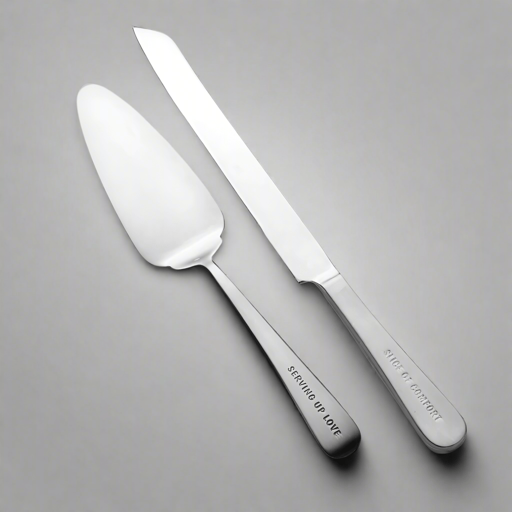 Cake Knife and Server Set