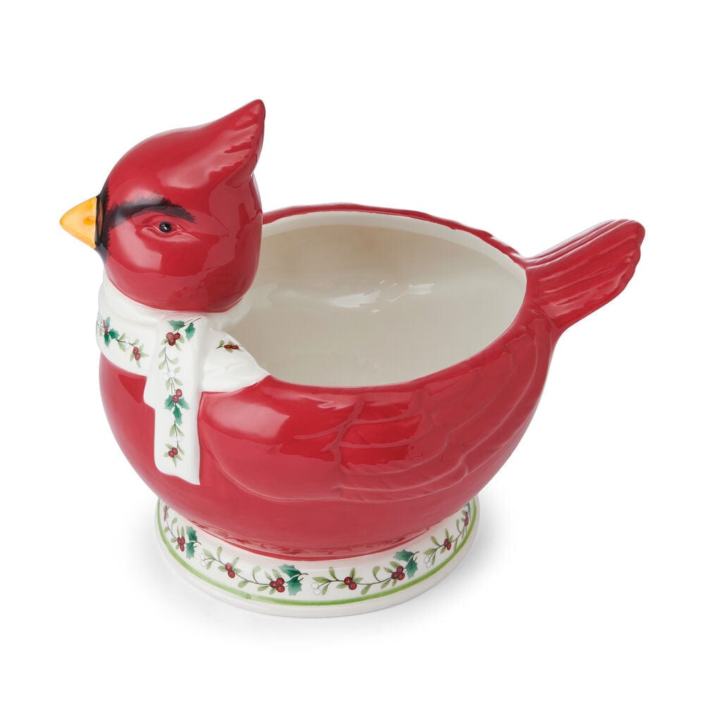 Winterberry® Cardinal Candy Bowl