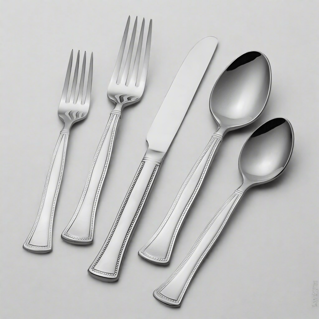 Chadwick Bead 20 Piece Flatware Set, Service for 4