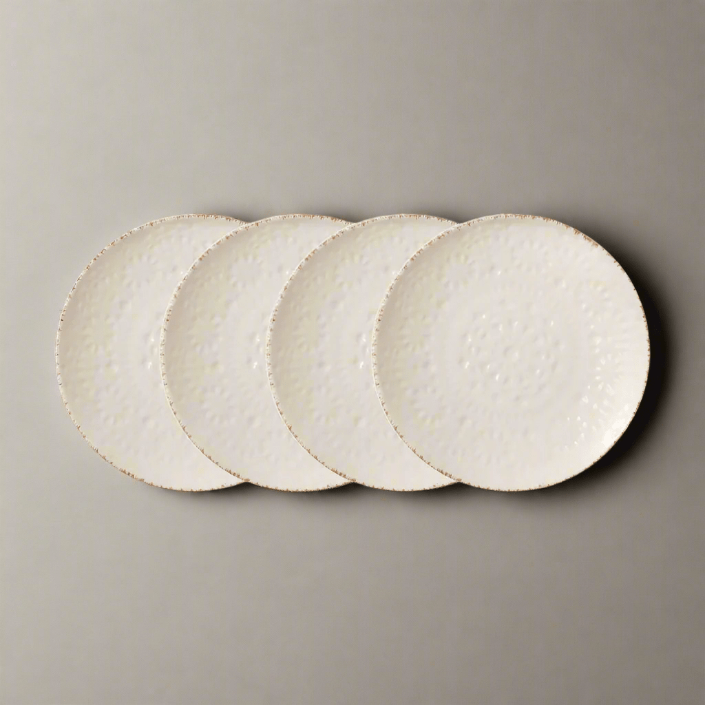 Chateau Cream Set of 4 Appetizer Plates