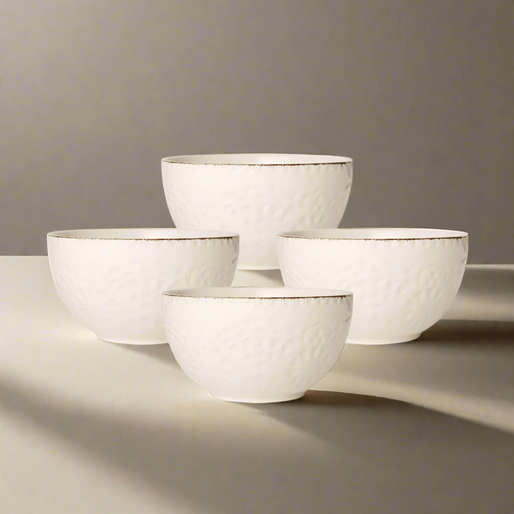 Chateau Cream Set of 4 Fruit Bowls