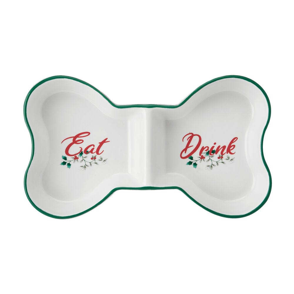 Winterberry® Divided Dog Food Bowl