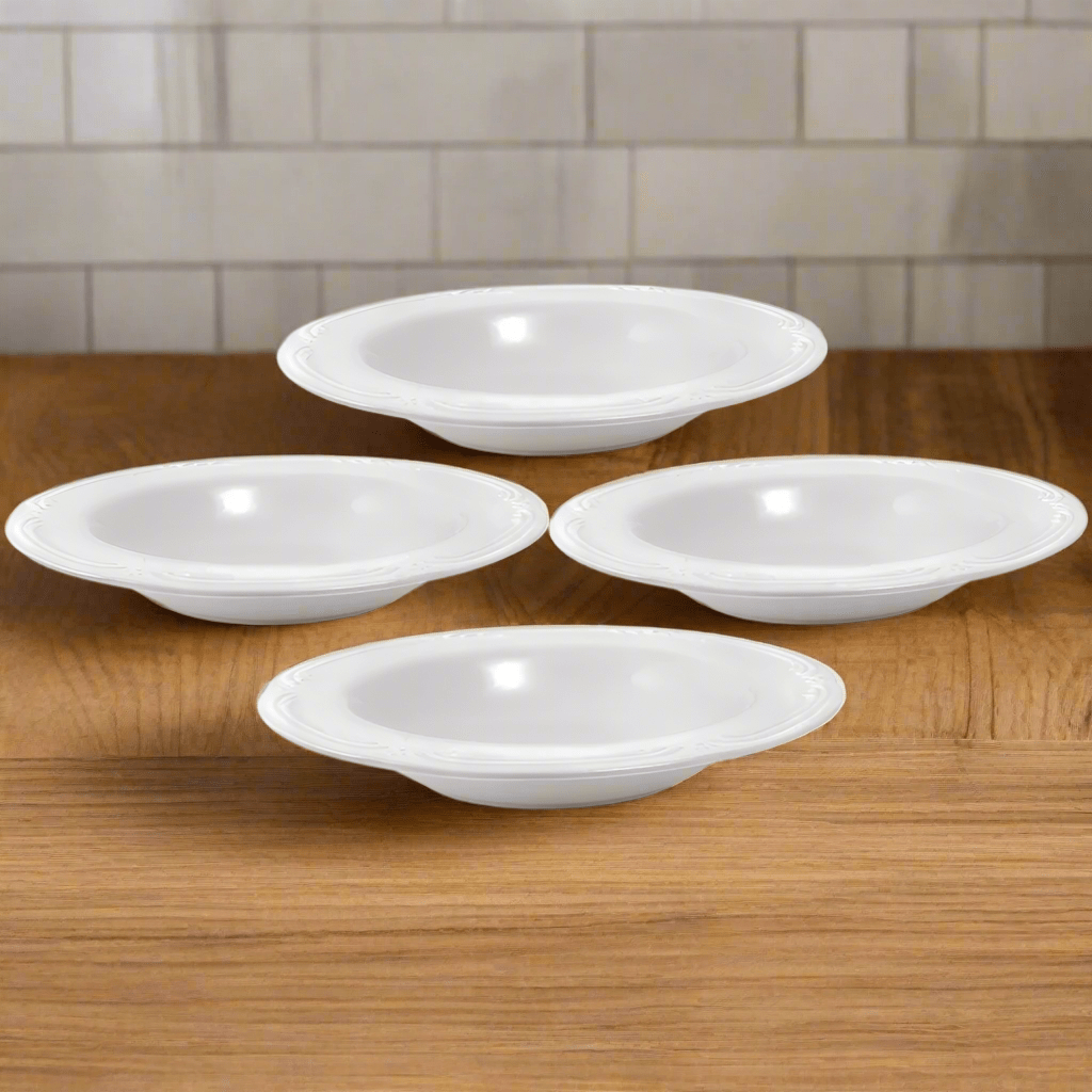 Filigree® Set of 4 Rim Soup Bowls