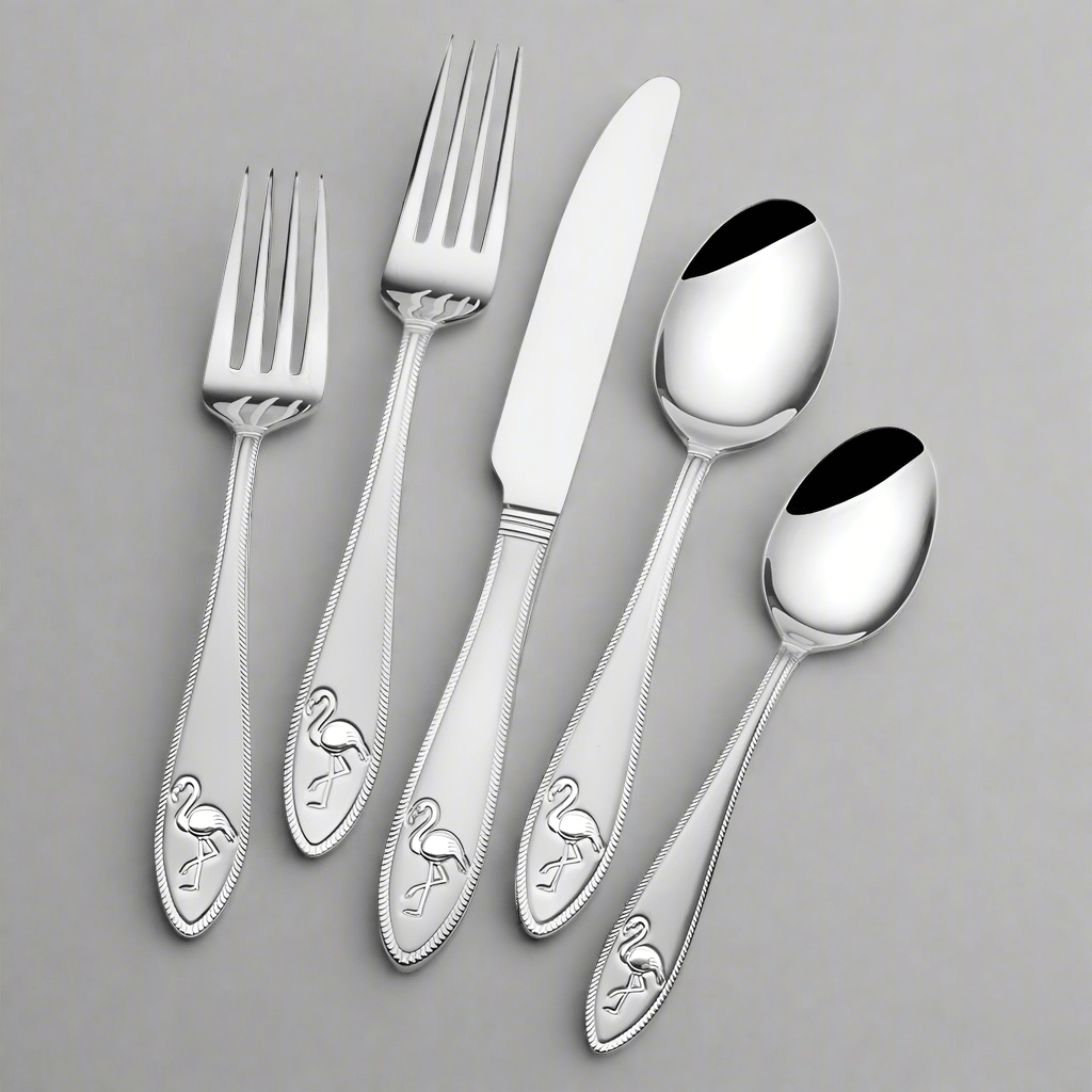 Flamingo 20 Piece Flatware Set, Service for 4