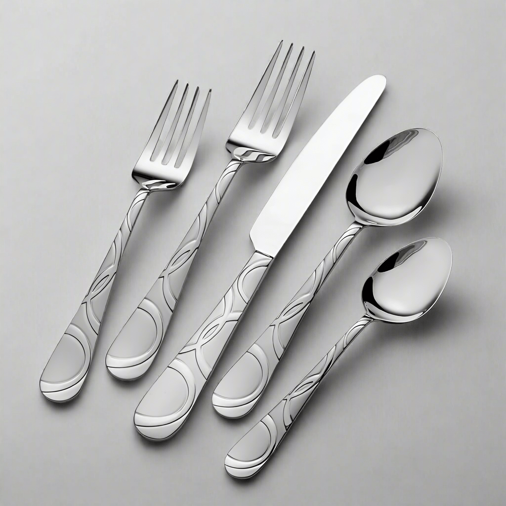 Garland Frost 53 Piece Flatware Set, Service for 8