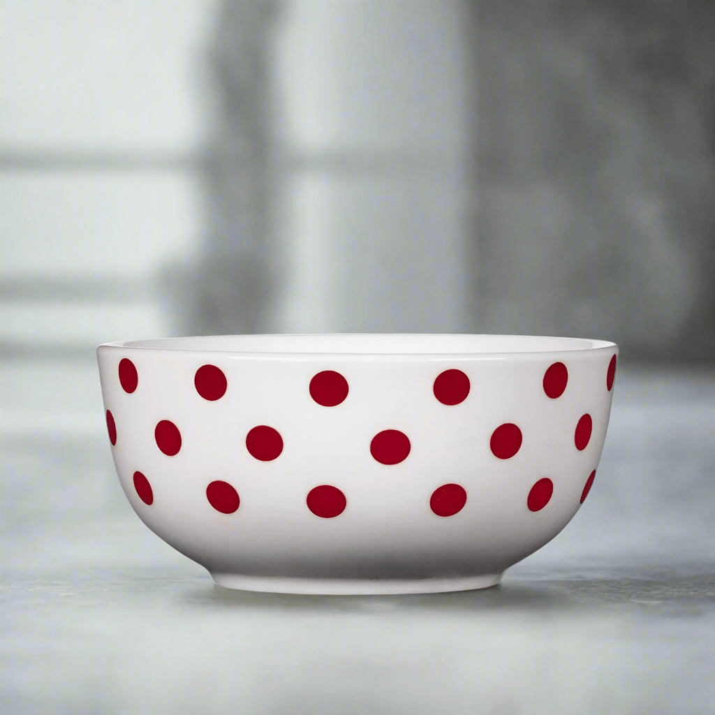 Kenna Red Soup Cereal Bowl