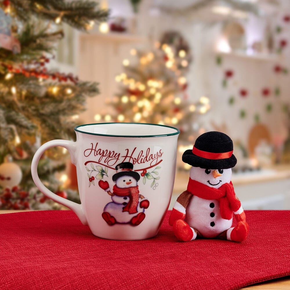 Winterberry® Mug with Snowman Ornament