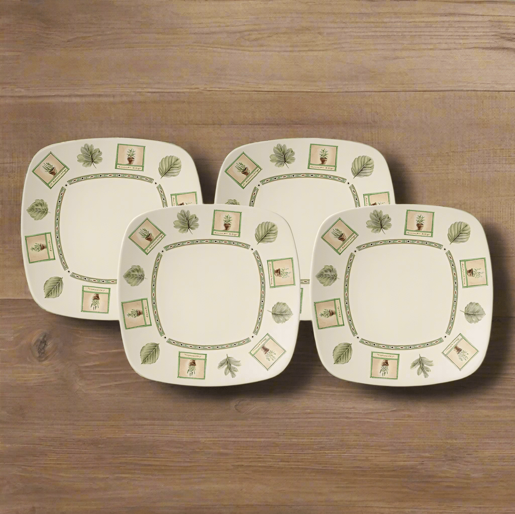 Naturewood® Set of 4 Square Dinner Plates