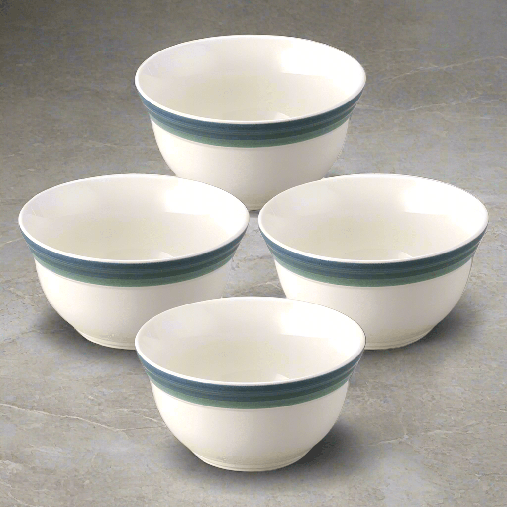 Ocean Breeze Set of 4 Deep Soup Cereal Bowls