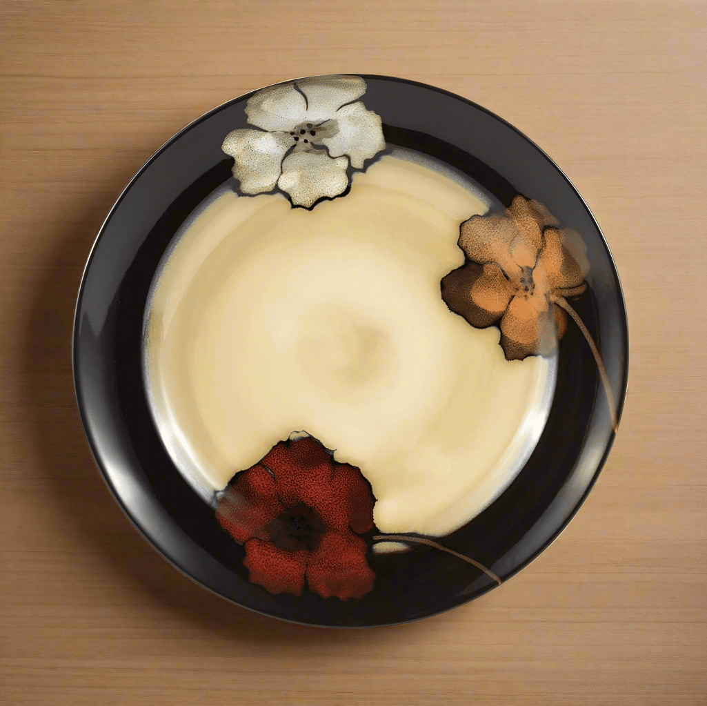 Painted Poppies Dinner Plate