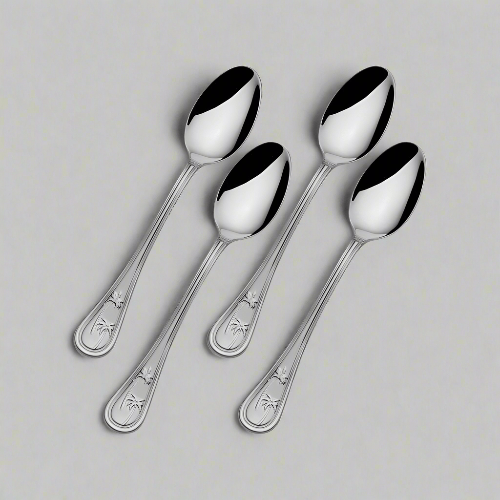 Palm Breeze Set of 4 Mini Coffee Spoons