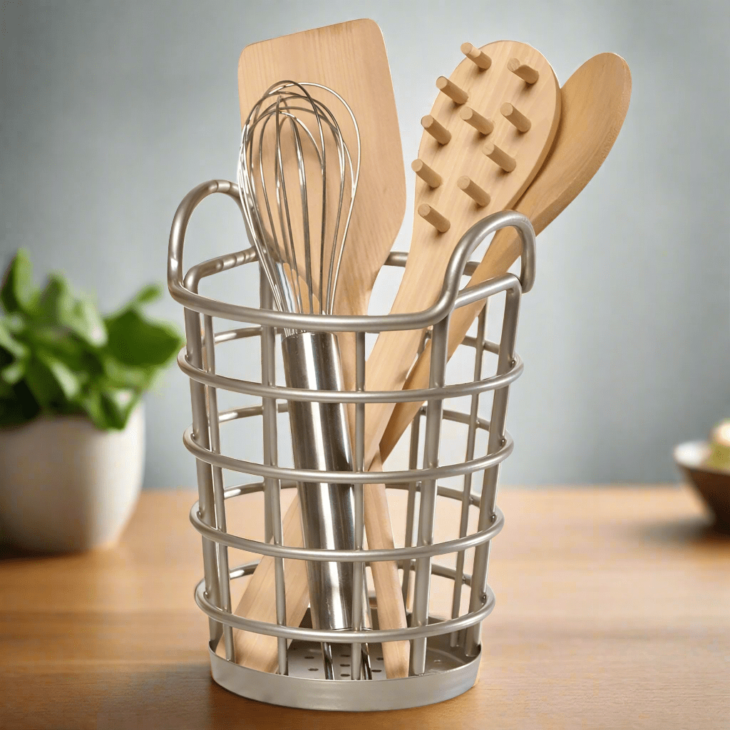 Paramount Satin Kitchen Utensil Holder