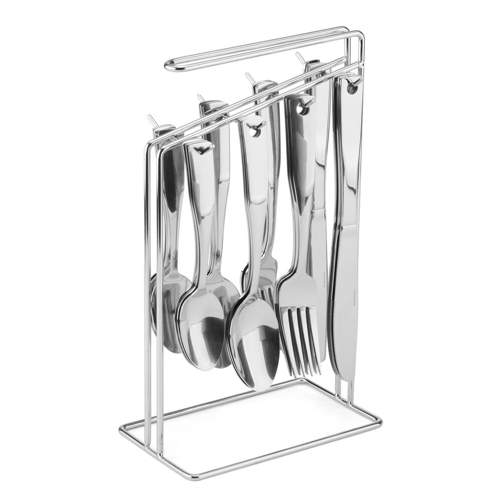 Piccadilly 24 Piece Flatware Set with Caddy, Service for 6