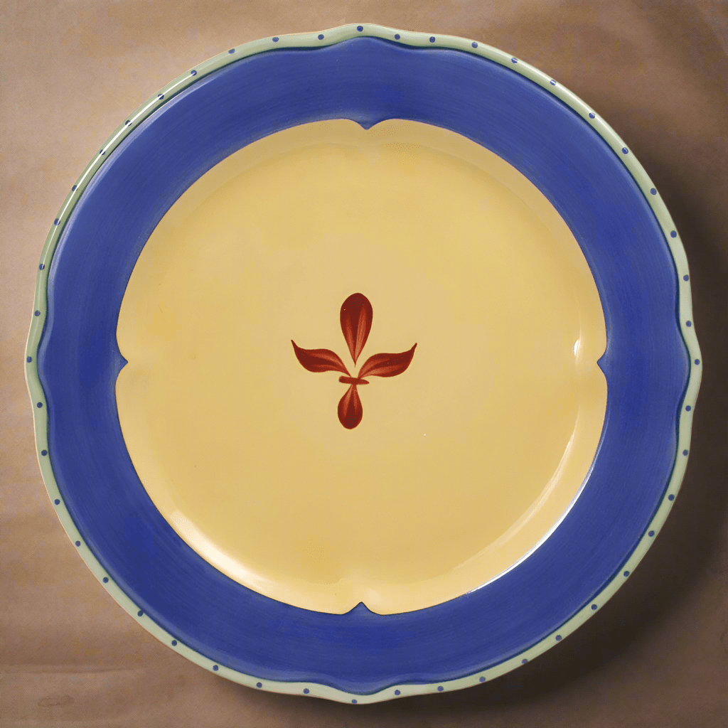 Pistoulet® Dinner Plate with Blue Band