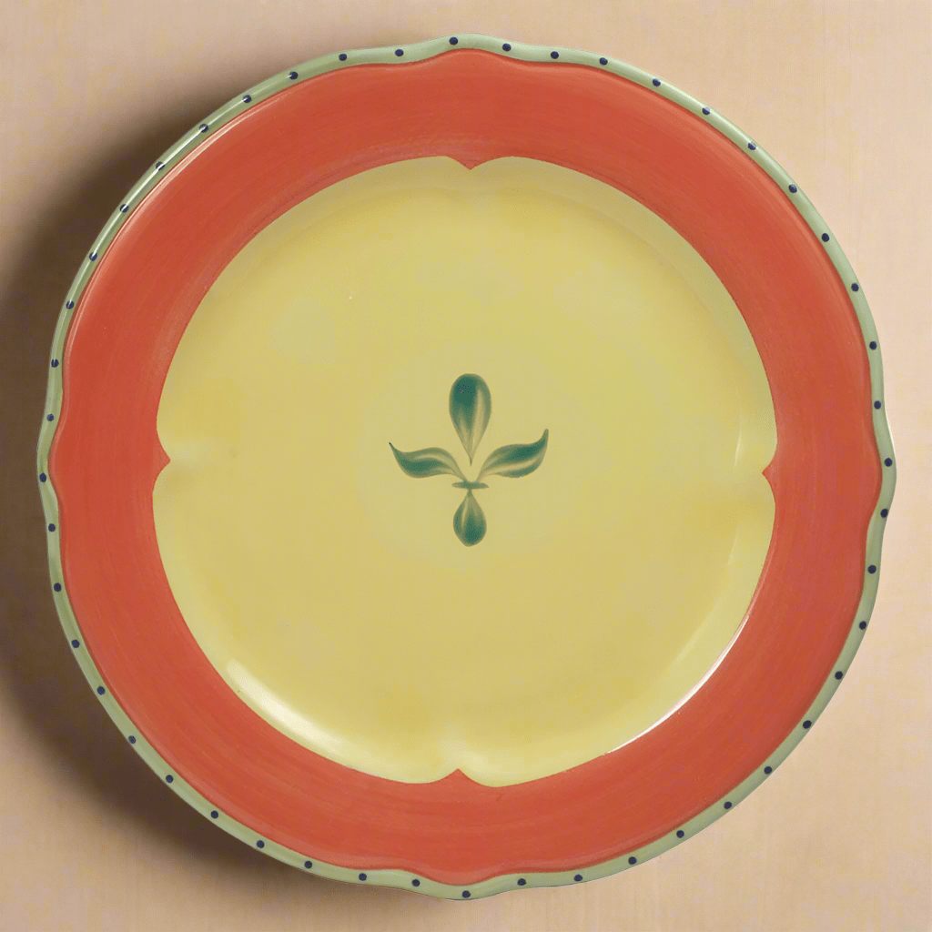 Pistoulet® Dinner Plate with Red Band