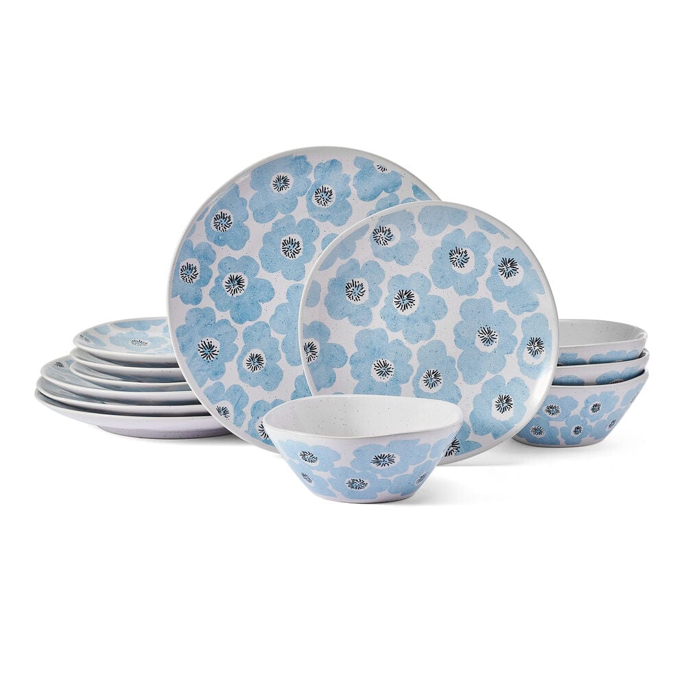 Radiant Floral 12 Piece Set, Service for 4