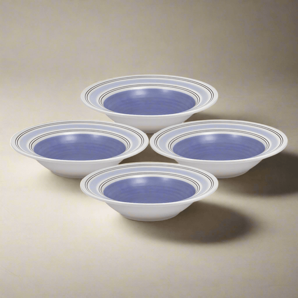 5 rim soup bowls high quality by Pfaltzgraff pattern Napoli