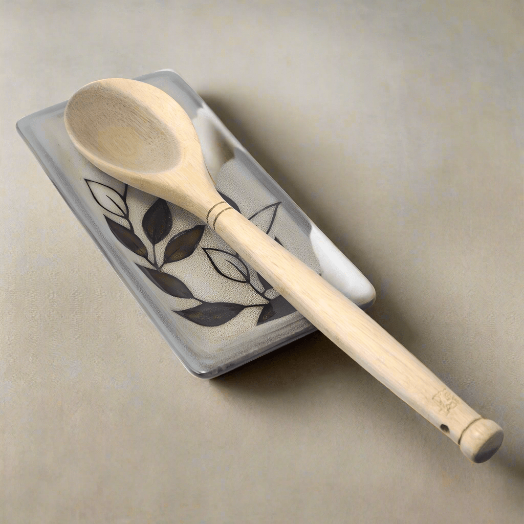 Rustic Leaves Spoon Rest