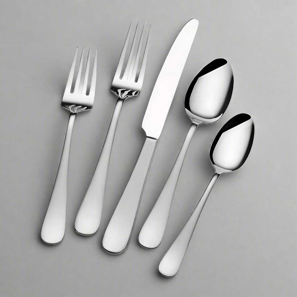 Satin Symmetry 20 Piece Flatware Set, Service for 4