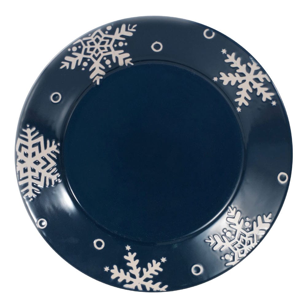 Snow Flurry Set of 4 Dinner Plates