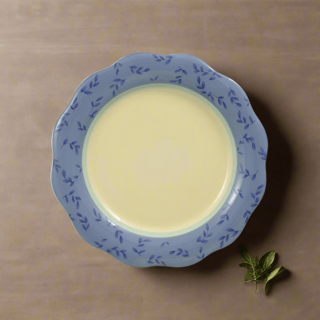 Summer Breeze Salad Plate, Scalloped