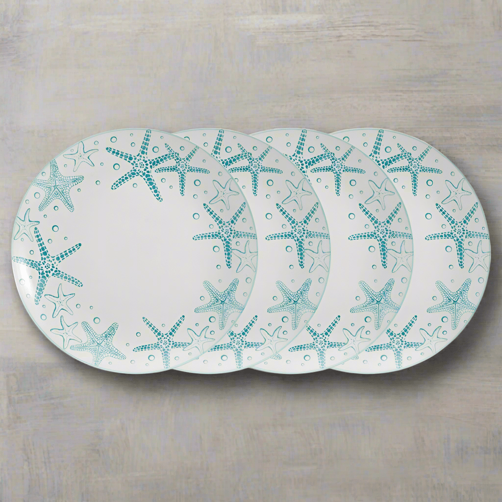 Venice Set of 4 Dinner Plates