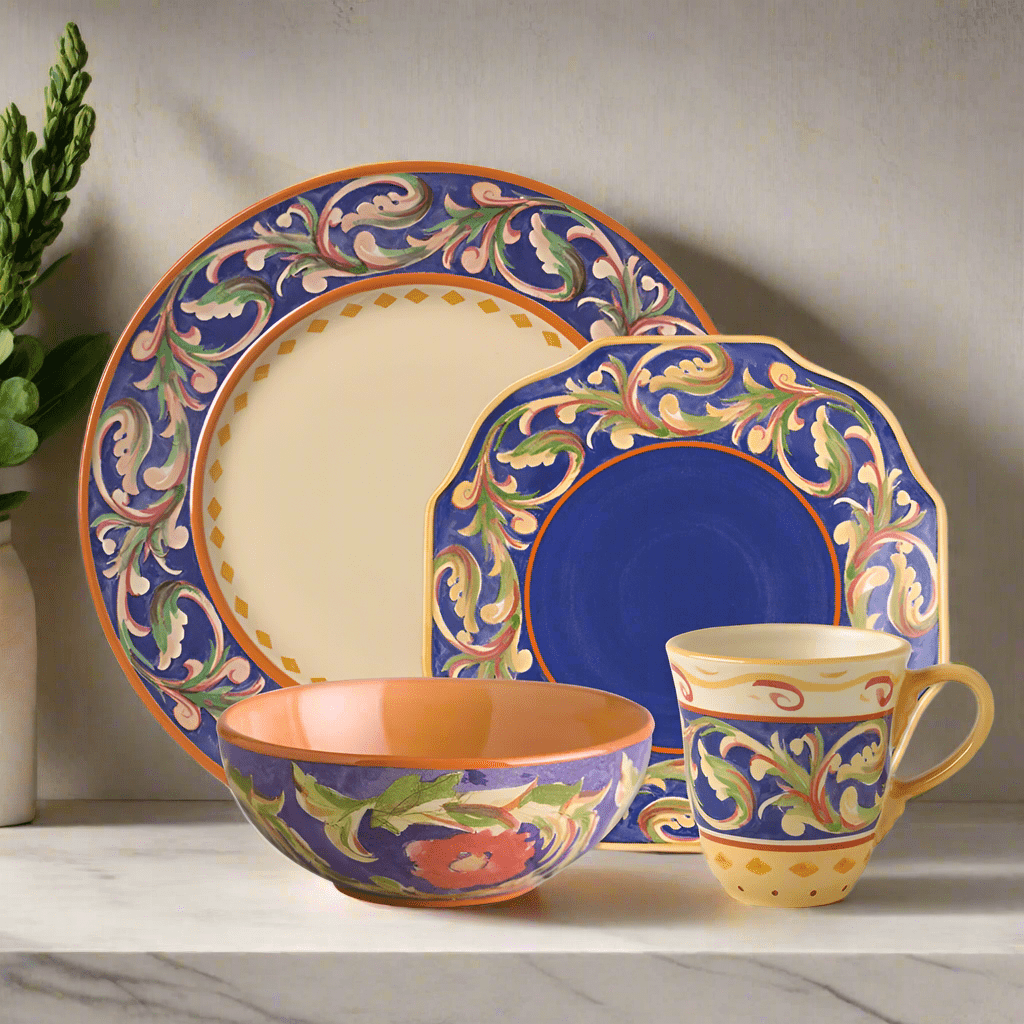 Villa della Luna® Blue Dinnerware Set