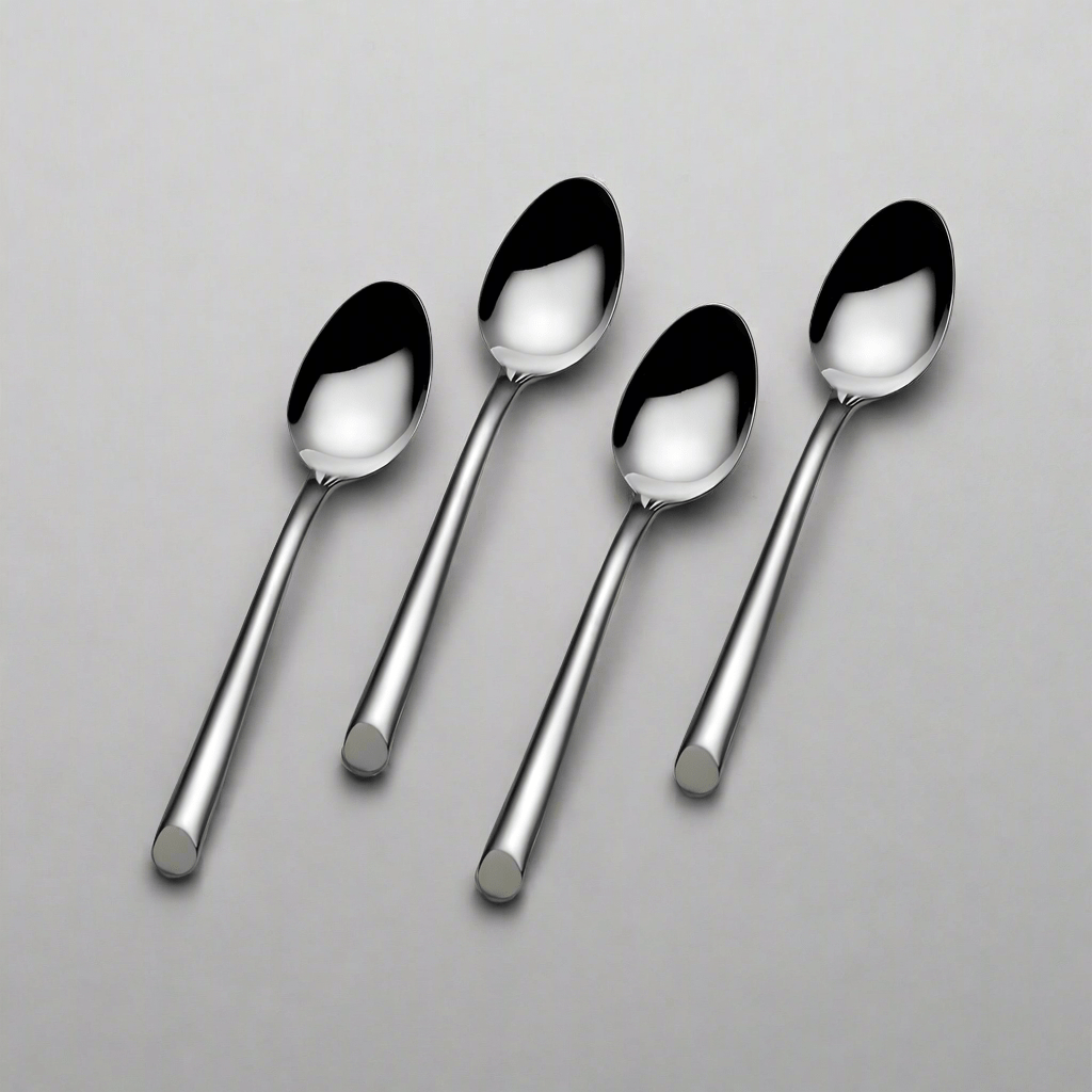 Wave Set of 4 Mini Coffee Spoons