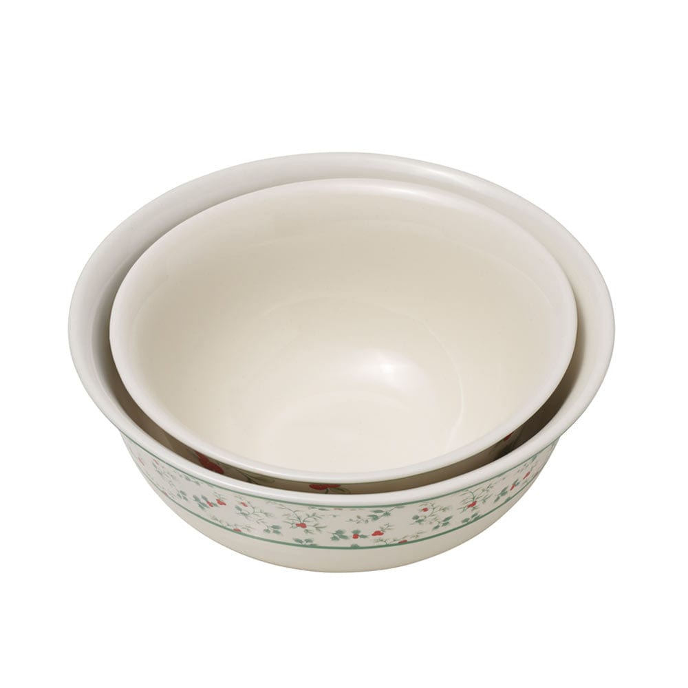 Winterberry® Set of 2 Holly Nesting Serving Bowls