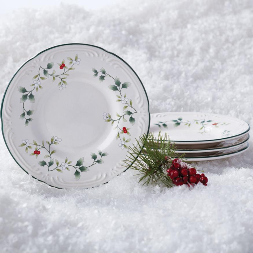 Winterberry® Set of 4 Appetizer Plates