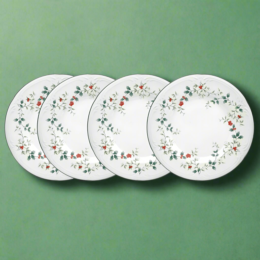 Winterberry® Set of 4 Luncheon Plates