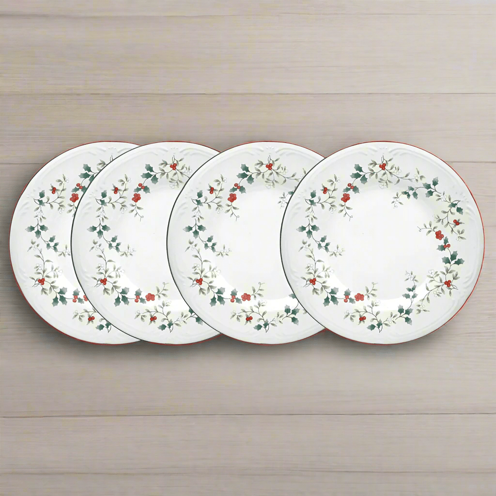 Winterberry® Set of 4 Luncheon Plates