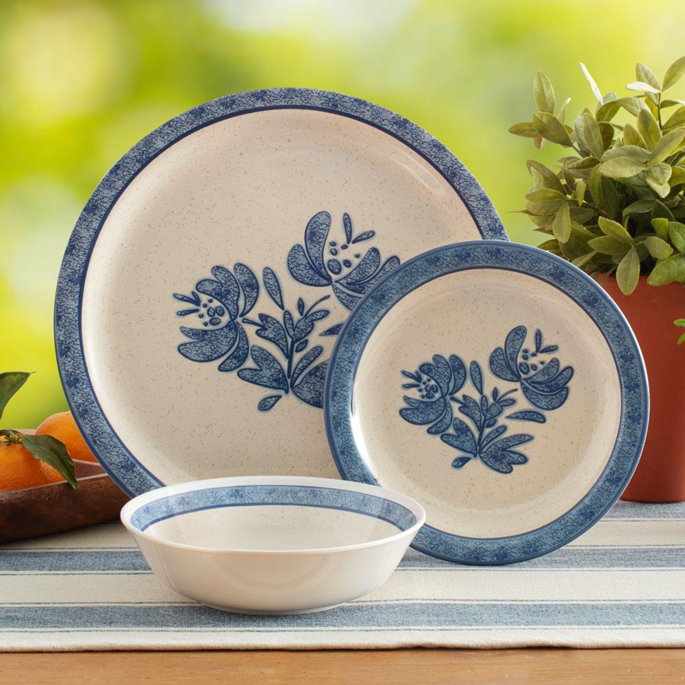 Yorktowne  Outdoor Melamine Dinnerware Set