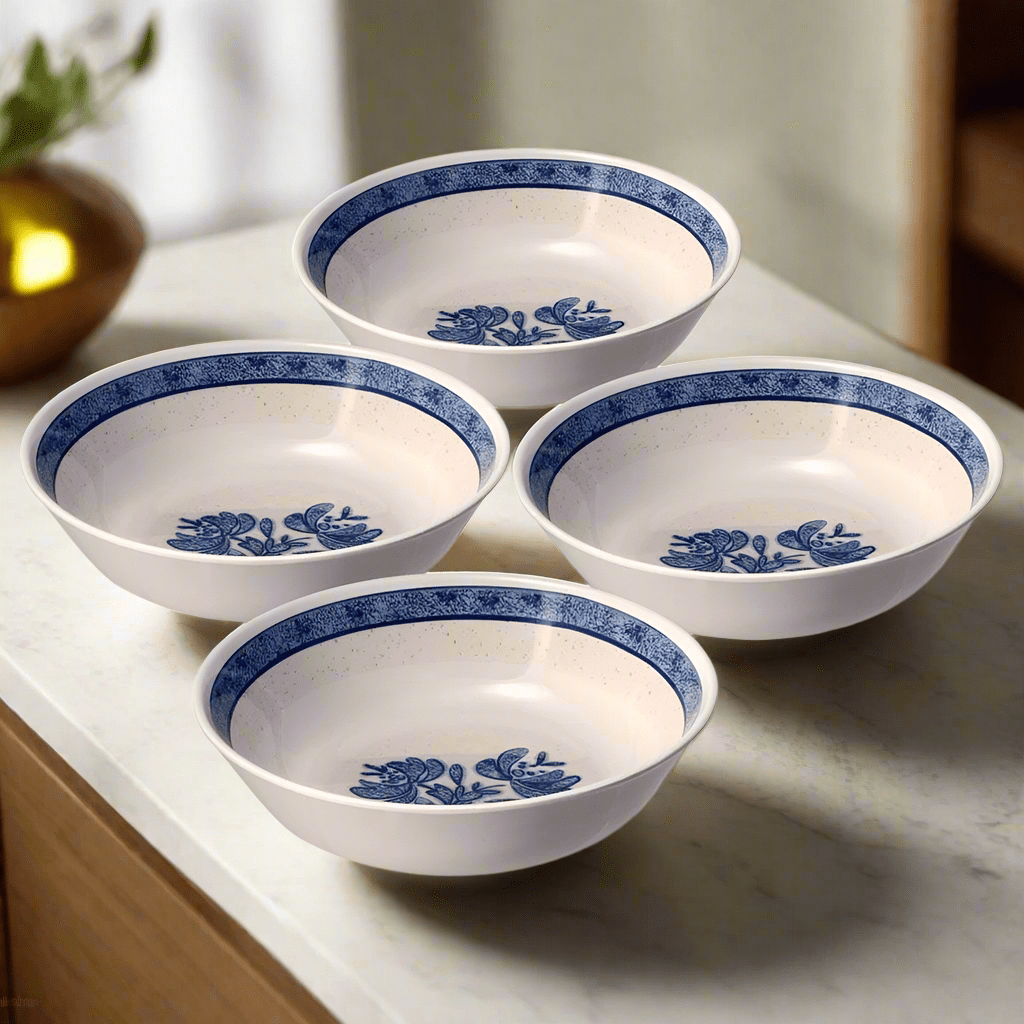 Yorktowne Set of 4 Outdoor Melamine Cereal Bowls