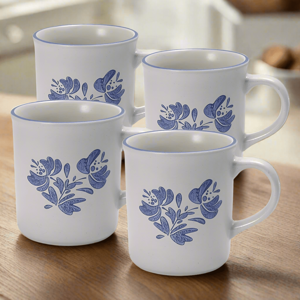 Yorktowne Perfect Set of 4 Mugs