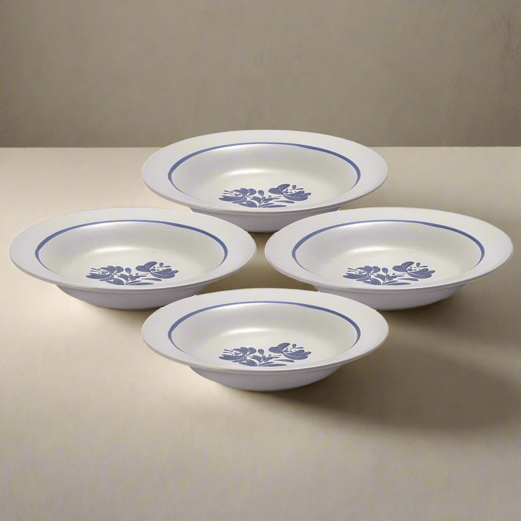 Yorktowne Set of 4 Rim Soup Bowls