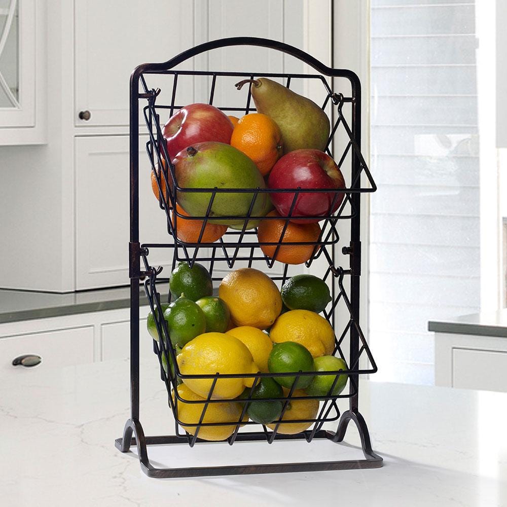 2 Tier Hanging Storage Baskets